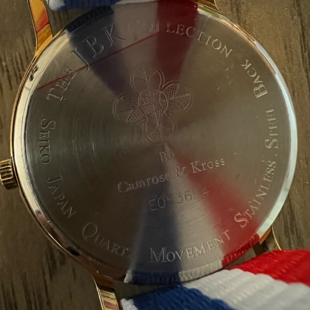 Camrose and Kross JBK Presidential Campaign Watch Vintage - Picture 3 of 4